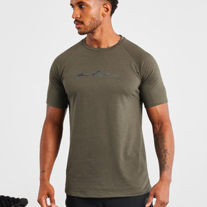 Utility T-Shirt / Olive Pursue Fitness 1