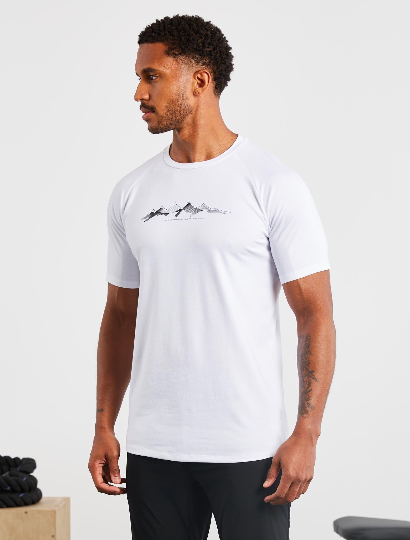 Utility T-Shirt / White Pursue Fitness 4